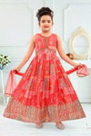 OC 159 Girls Wear Designer Gown With Dupatta Kids Wholesale Market In Surat